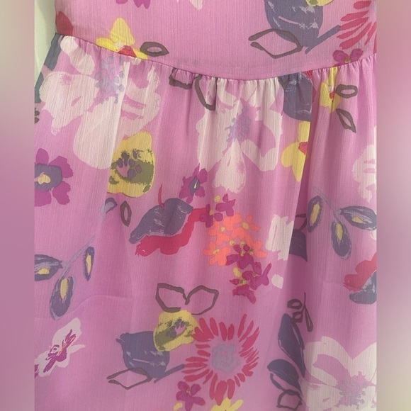 GIRLS FLORAL DRESS NWT SIZE 8 CRAZY 8 purple Easter 2025 flowers lavender - Picture 6 of 8